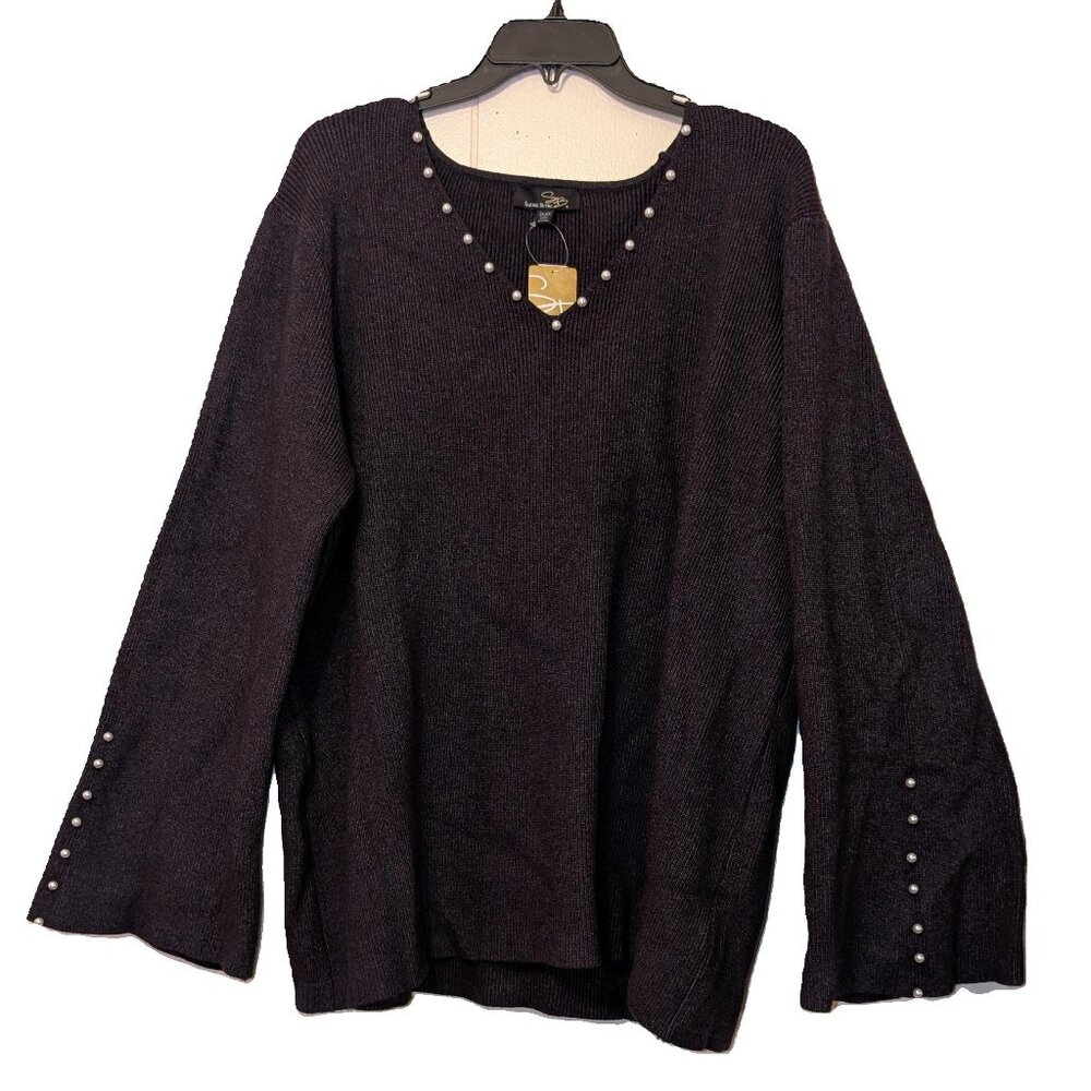NWT Suzanne Betro Black sweater